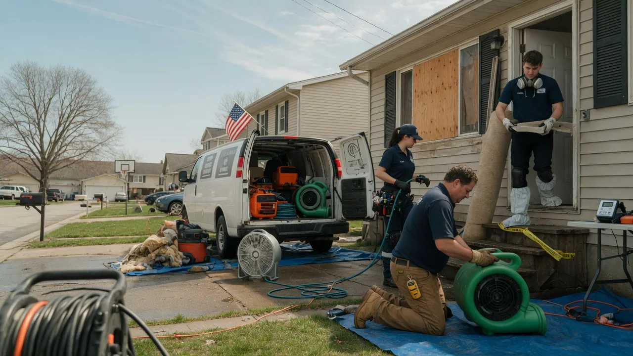 Water Damage Restoration in West Mansfield, OH near me